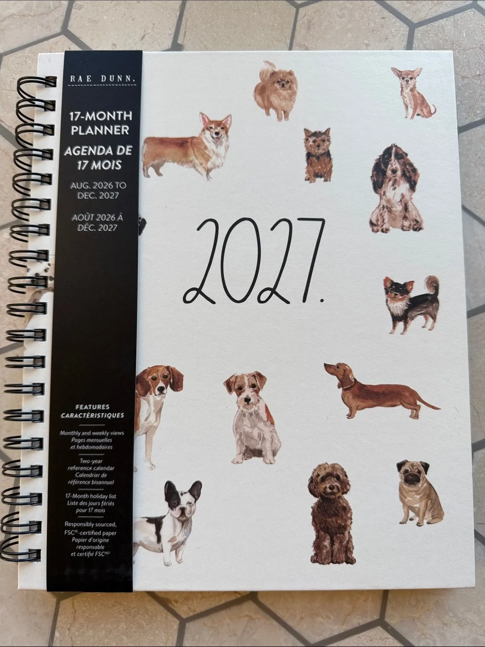 🐶 Rae Dunn 2027 Dog Planner Calendar 🐾